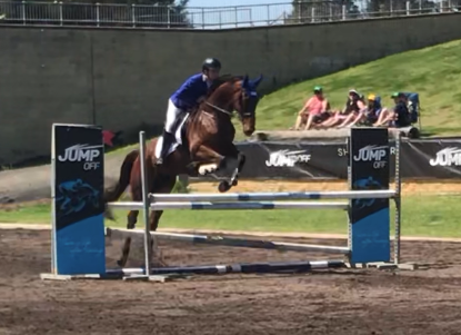 Cade Hunter & Chetwood competing at Jump Off Series 2 Qualifier